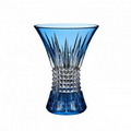 Waterford Crystal Lismore Diamond Light Blue 8" Vase